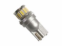 T10 lampje 12 volt kleur wit massa plus en min  in zelfde fitting. (12.T10.+/-.OW.03)