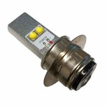 P36D (BPF, P22D) LED LAMP 30 WATT 6 T/M 12 VOLT IN KLEUR WIT MASSA POSITIEF. (P36D/40/OO/10 /POS)