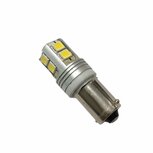 BAX9S 12 volt helder wit of Amber 20 watt, pennetjes hoek is 150 graden.  (12.BAX9S.20.OO.105)