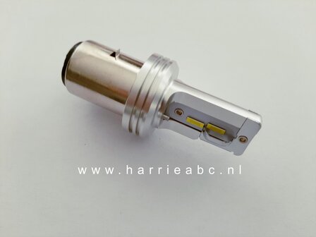 BA20D LED lamp 40 watt 12 volt kleur wit met origineel koplampbeeld ( 12.BA20D.40.OW.102 )