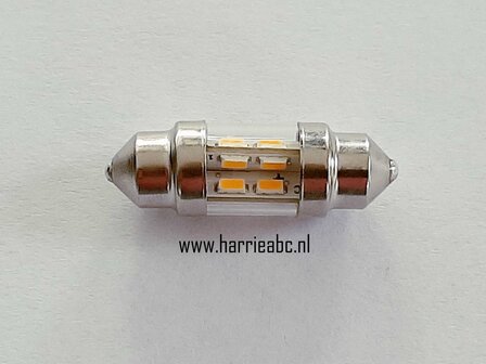 Buis lampje LED 31 mm 12 volt 10 watt warm wit (12.BUIS.31.10.WW.41)