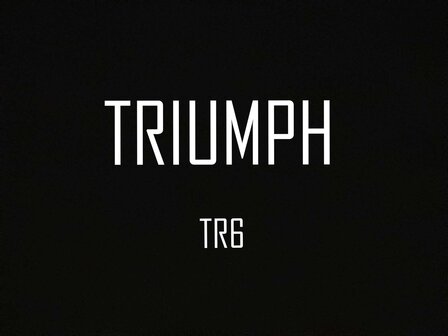 Triumph 12 volt massa positief LED ombouw set.