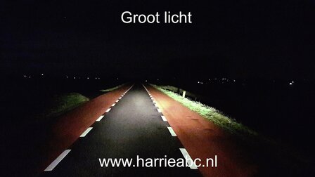 H4 SET MET PHILIPS LED&#039;S MET GROOT EN DIMLICHT 6 volt KLEIN MODEL PAST ALTIJD