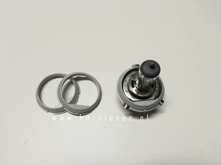 Adaptor ring van H4 (P43T) naar Duplo (P45T) diameter 43.5 mm gat perfect passend. (Adaptor.01.60)