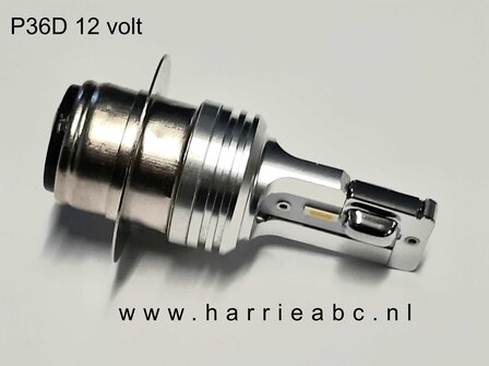 P36D (BPF, P22D) LED LAMP 40 WATT 12 VOLT IN DIVERSE WARMTE KLEUREN MASSA NEGATIEF. (12.P36D.40.OO.102)