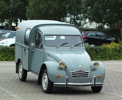 OMBOUWSET VOOR CITROEN AZU, 6 VOLT MET WEKKERSCHAKELAAR VOOR DE KNIPPERLICHTEN. ( CITROEN.AZU.02.HAM )