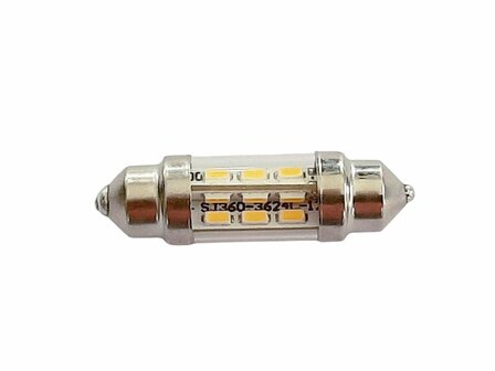 Buis lampje LED 36 mm 24 volt 10 watt warm wit (24.BUIS.36.10.WW.42)