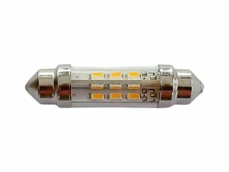 Buis lampje LED 42 mm 24 volt 10 watt warm wit (24.BUIS.42.10.WW.42)