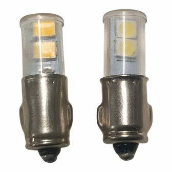 BA7S LED-Gl&uuml;hbirnen 12 Volt in verschiedenen Farben.   (12. BA7S.04.OO.184 )