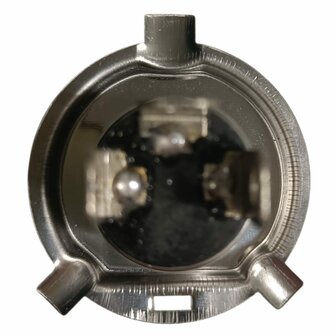 Voorlamp H4 (P43T) met groot en dimlicht led DC 6 en 12 volt systemen in Wit 40 Watt POSITIEF MASSA ( H4.40.SM.OW.10.POS)