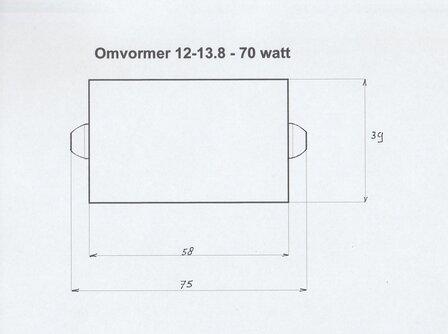 Spanning omvormer 5 t/m 12 volt na 12 volt DC/DC max 4 Amp&eacute;re continu 3 Amp&eacute;re (205785)