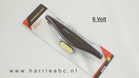 Derde LED remlicht 6 volt 4 watt. (RA.06.HAM.95)