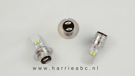 Voorlamp P36D (P22D) (BPF) met groot en dimlicht led DC 6 en 12 volt systemen in Wit 40 watt  800-1600 lum. (P36D/40/OW/10)