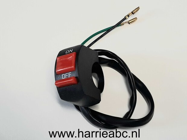 Stuurschakelaar aan uit  voor 6 en 12 volt