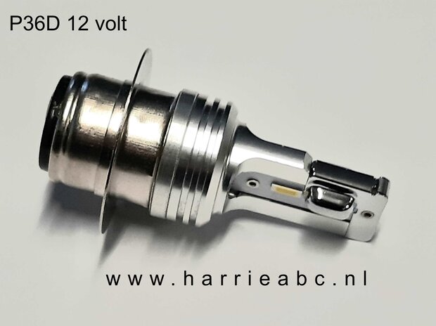 P36D LED lamp 40 watt 12 volt in kleur wit, warm wit of geel. (12.P35D.40.OO.102)