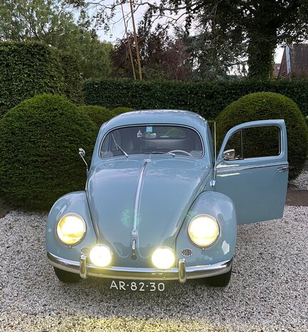 Standaard 6 volt led ombouw set volkswagen Kever of Bus luxe set erg mooi (2019) ( VW.02.HAM   )