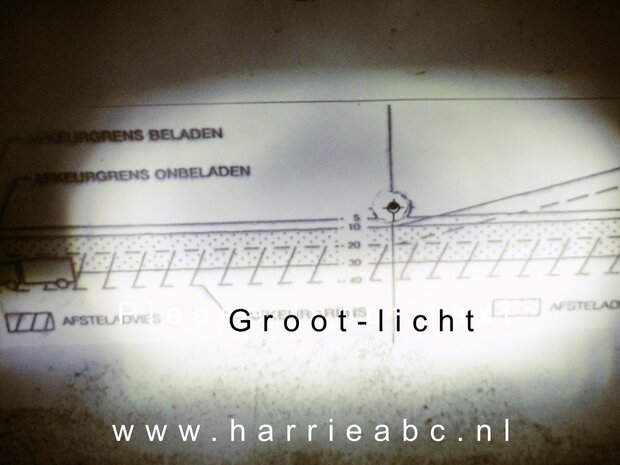 Voorlamp BA20D groot en dimlicht led DC 6 en 12 volt systemen in Wit 800 - 1600 lum. (BA20D.30.OW.01)