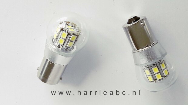 BA15S zelf knipperend, knipperlicht lampje 6 volt 60 x per min kleur amber of warm wit ( BA15S.21.OO.KNIP.41 )